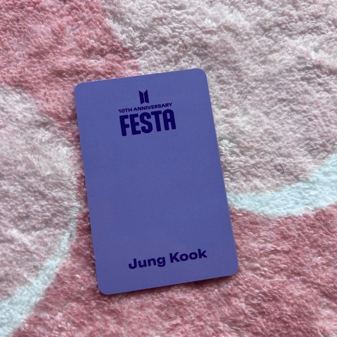 BTS FESTA ARMYラウンジ トレカ 10周年 ジョングクグク