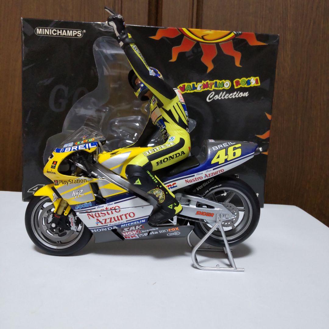 ミニチャンプス 1/12 ホンダ NSR500 ロッシ 2000 フィギュア付