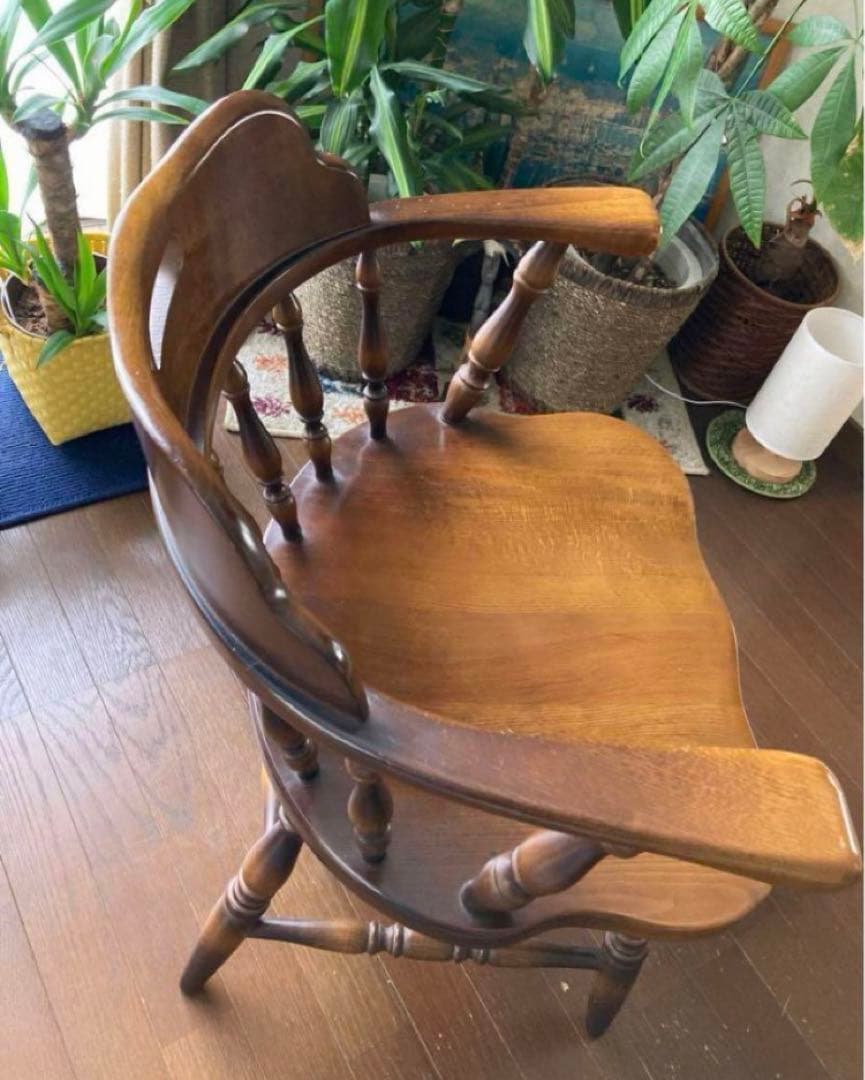 飛騨産業キツツキマークアンティークチェア