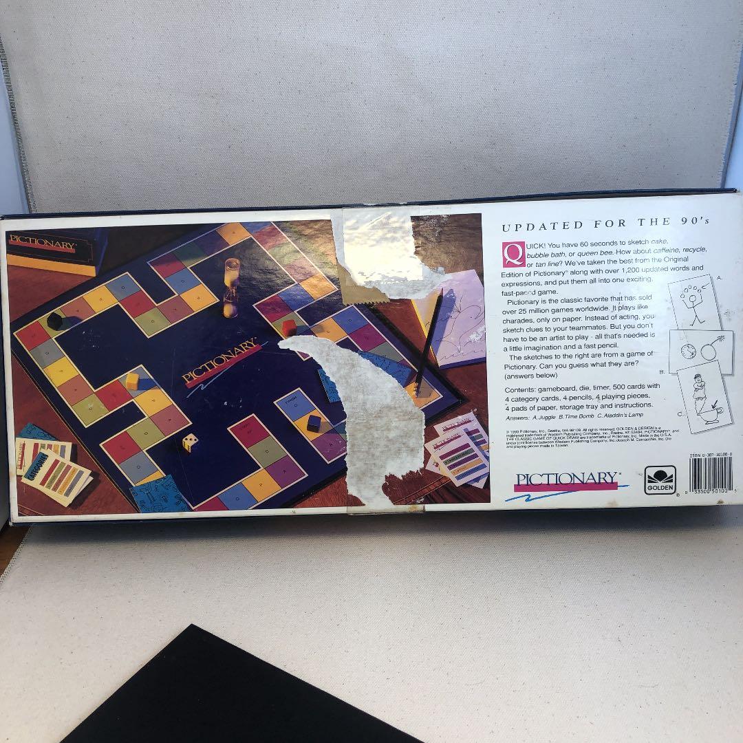 ピクショナリー ボードゲーム　レア英語版　９０年代版