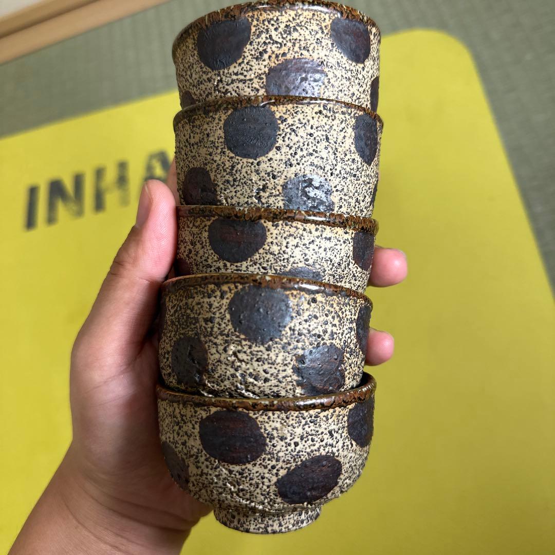 相馬焼 茶具 茶器，急须セート6点