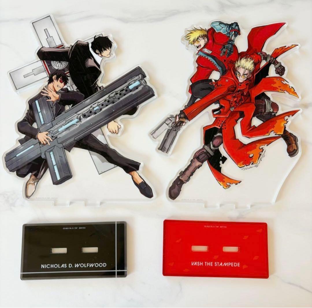 トライガン トライガンスタンピード トライガン展 アクスタ 缶バッジ