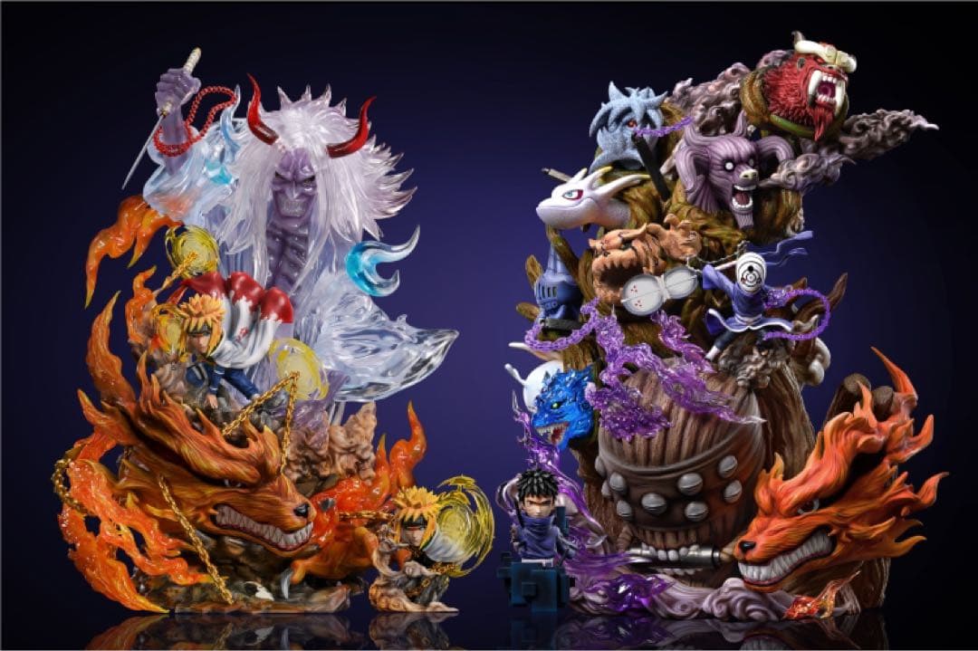 NARUTO ナルト うちはオビト ガレージキット ガレキ スタチュー①②