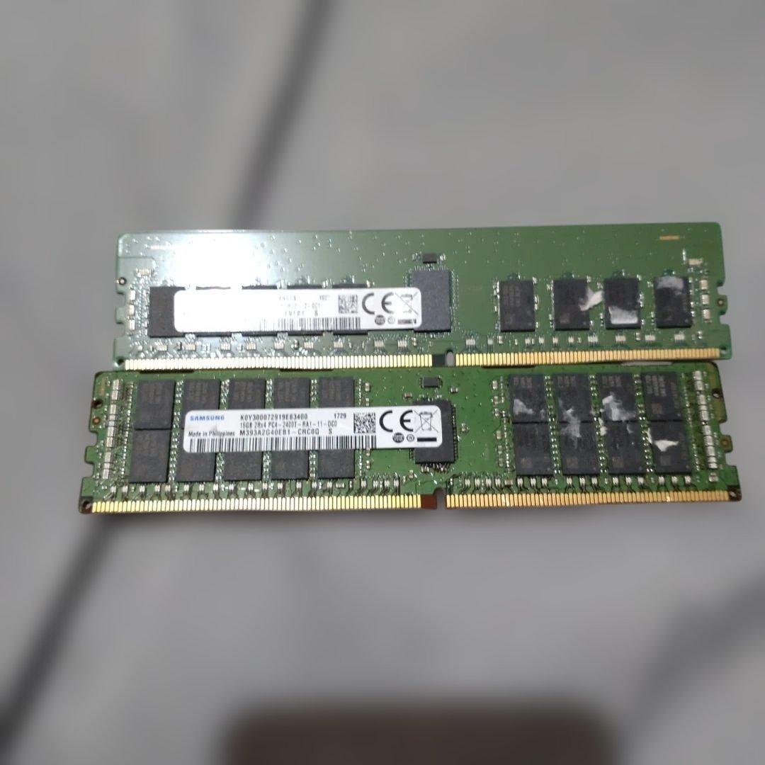 Samsung 16GB （8GB×2）PC4-2666V メモリー 2枚セット Samsung 16GB