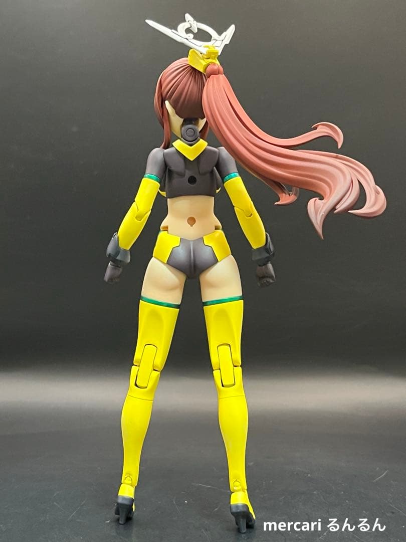 メガミデバイス　皇巫アマテラス日蝕　アメノウズメ 陽光カラー 塗装完成品