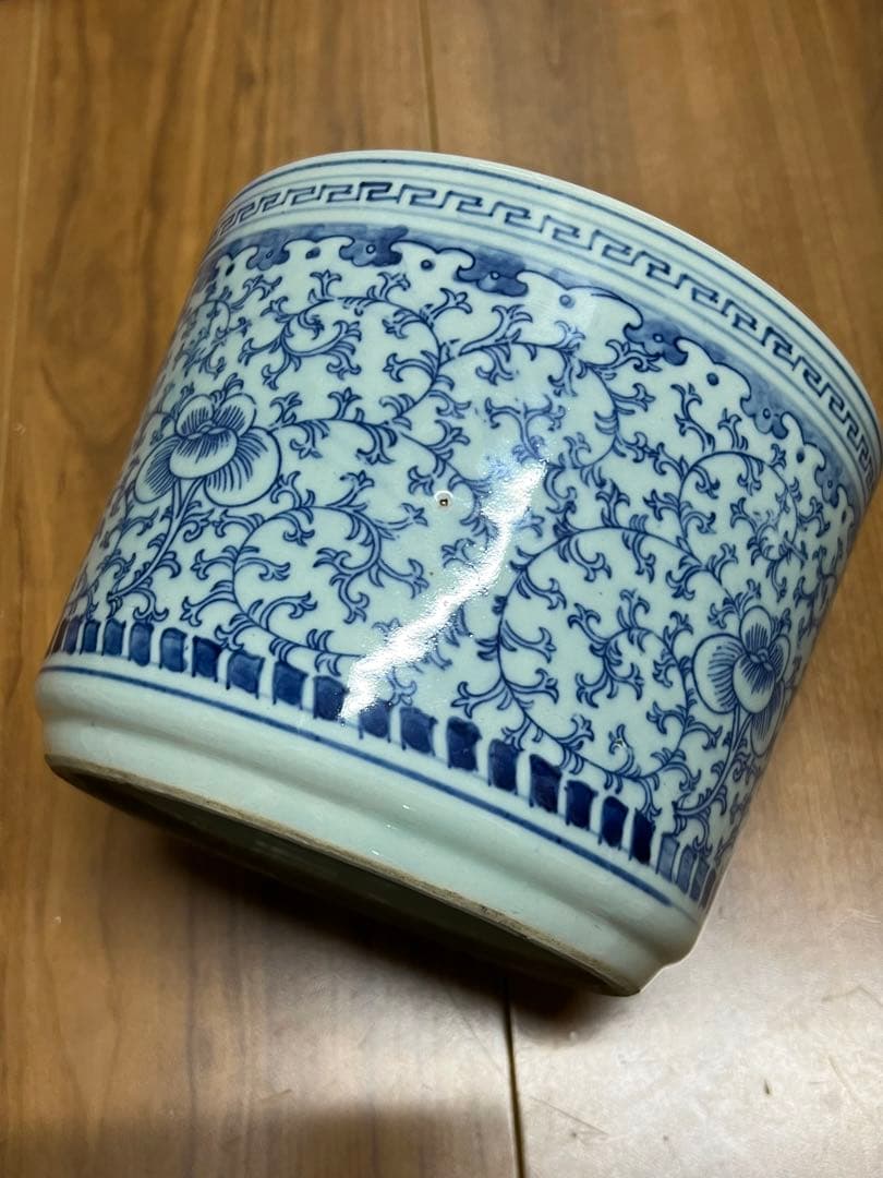 中国古美術 清時代染付け筆入 文房具 書 清時代中晚期 F--22 - メルカリ