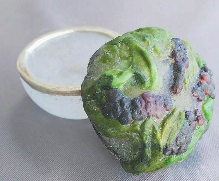 ☆小さな香合☆パートドヴェール「みのり」☆共箱つき