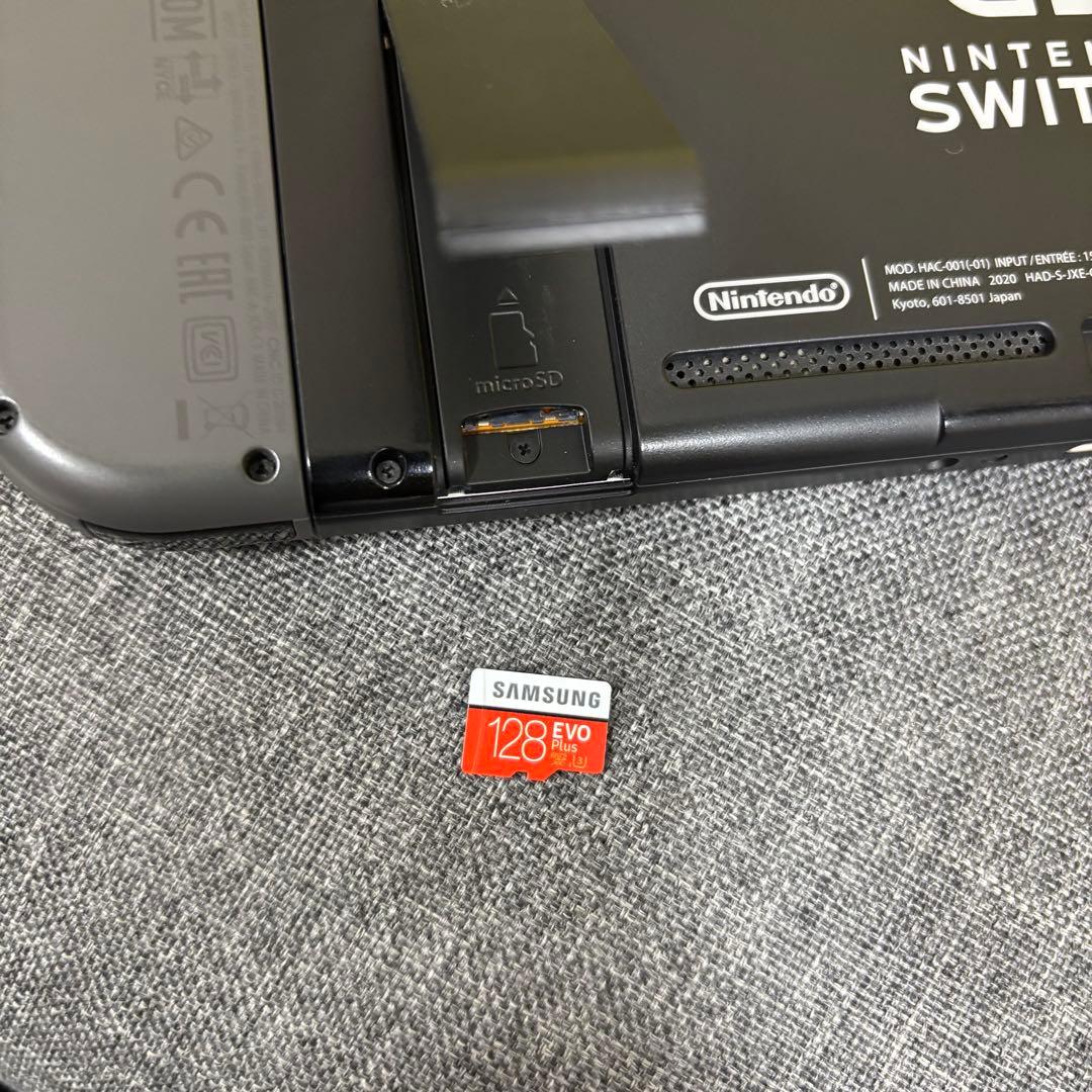 Nintendo Switch グレー 本体　microSDカード付き