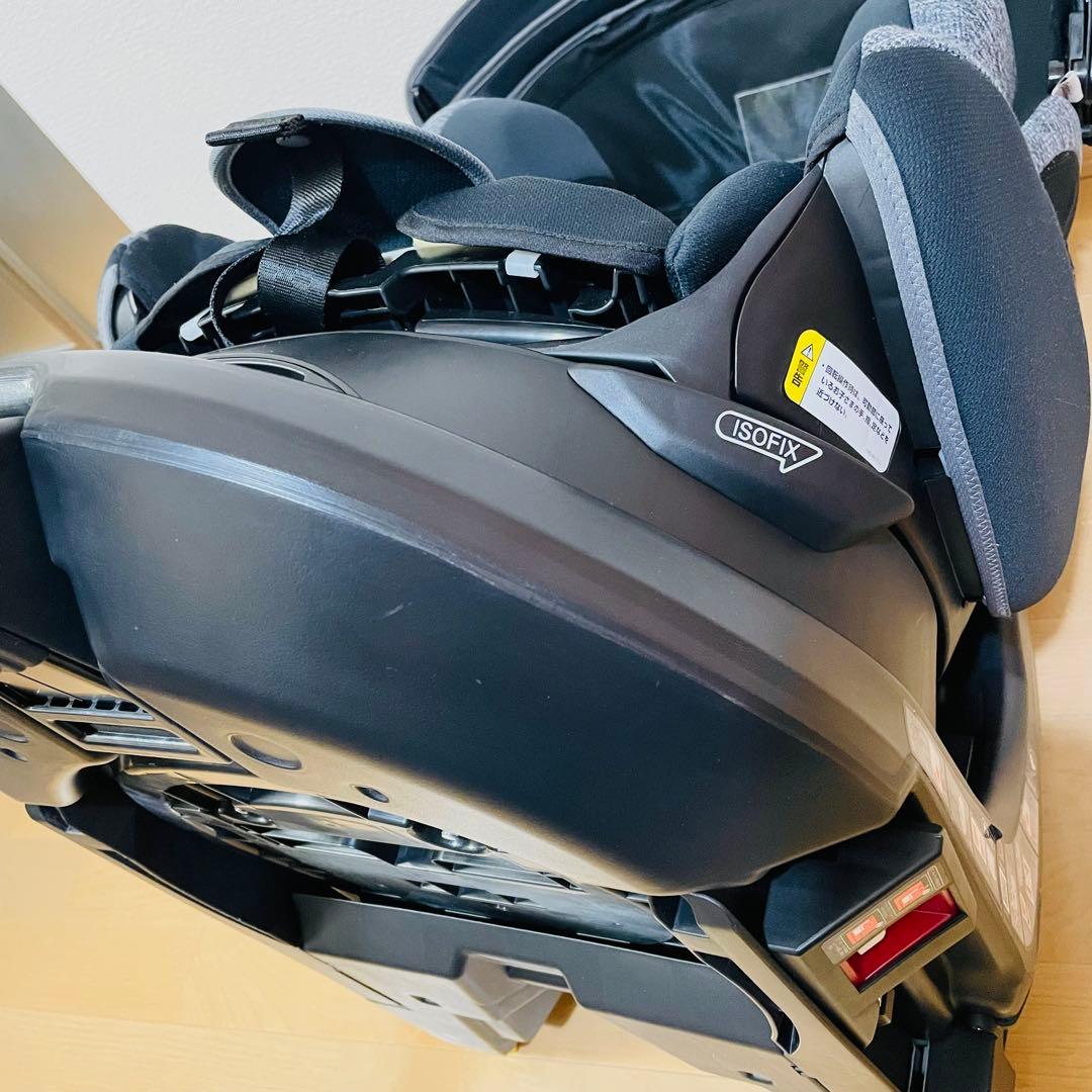 美品✨　Aprica チャイルドシート フラディアグロウISOFIX AC 黒