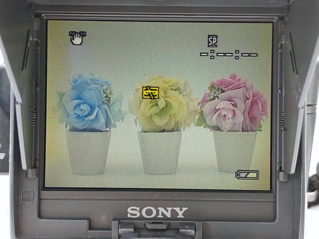 miniDVのダビングに！SONY ビデオカメラ DCR-SC100