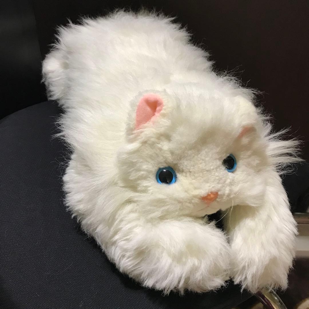 ぬいぐるみ　猫　ねこ　ペルシャ猫　レトロ❣️