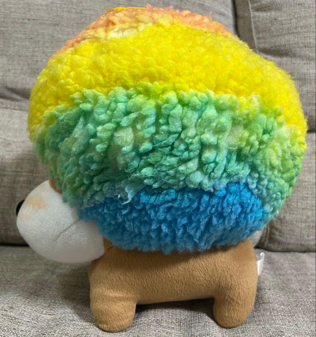 アフロ犬 ぬいぐるみ ウルトラBIG カーリー犬 トノサマ犬 レア 平成レトロ