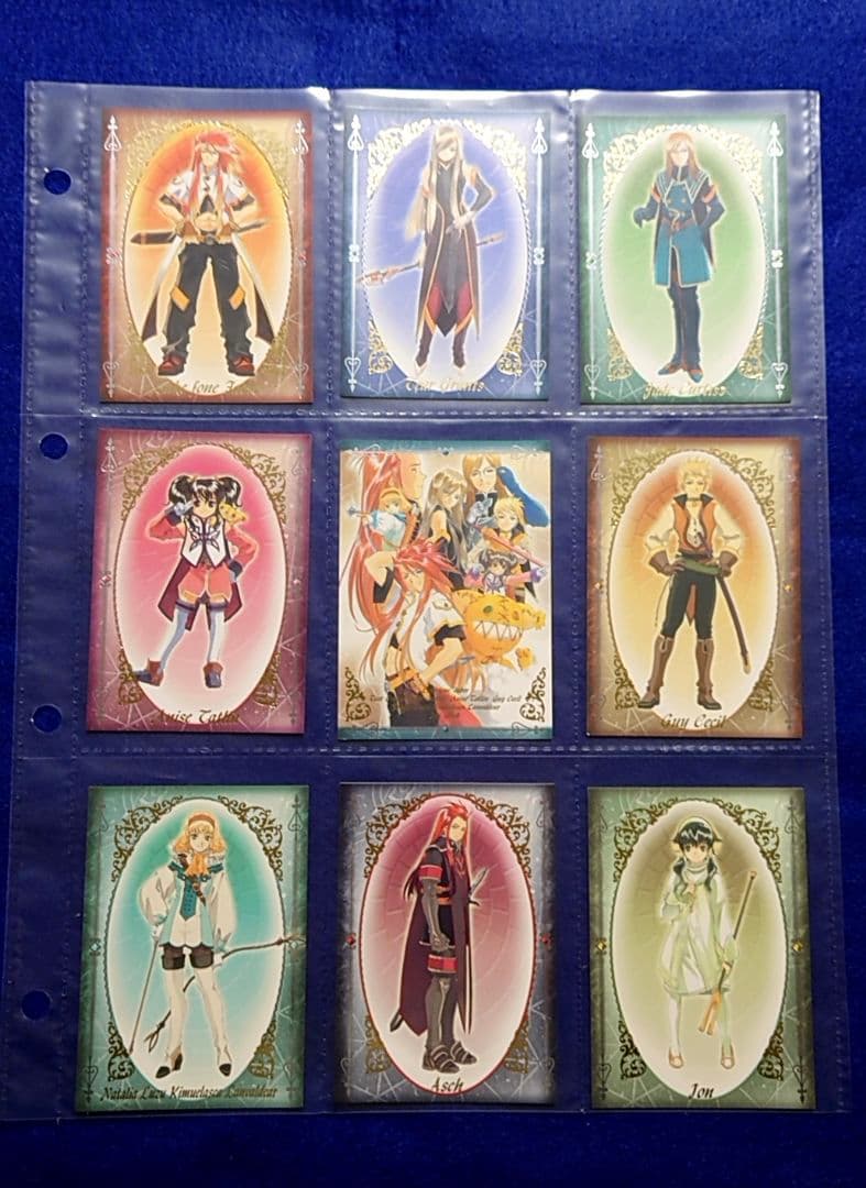 激レア／ほぼ新品　テイルズ　アビス　トレカ2種＋しおり　コンプリート セット