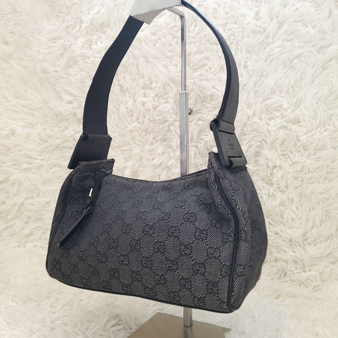 ⭐美品⭐GUCCI ggキャンバス アクセサリーポーチ ブラック