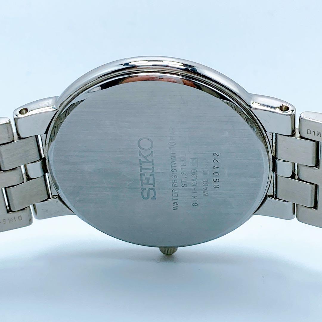 640 SEIKO セイコー　ドルチェ　8J41-0A20 ラウンド　腕時計