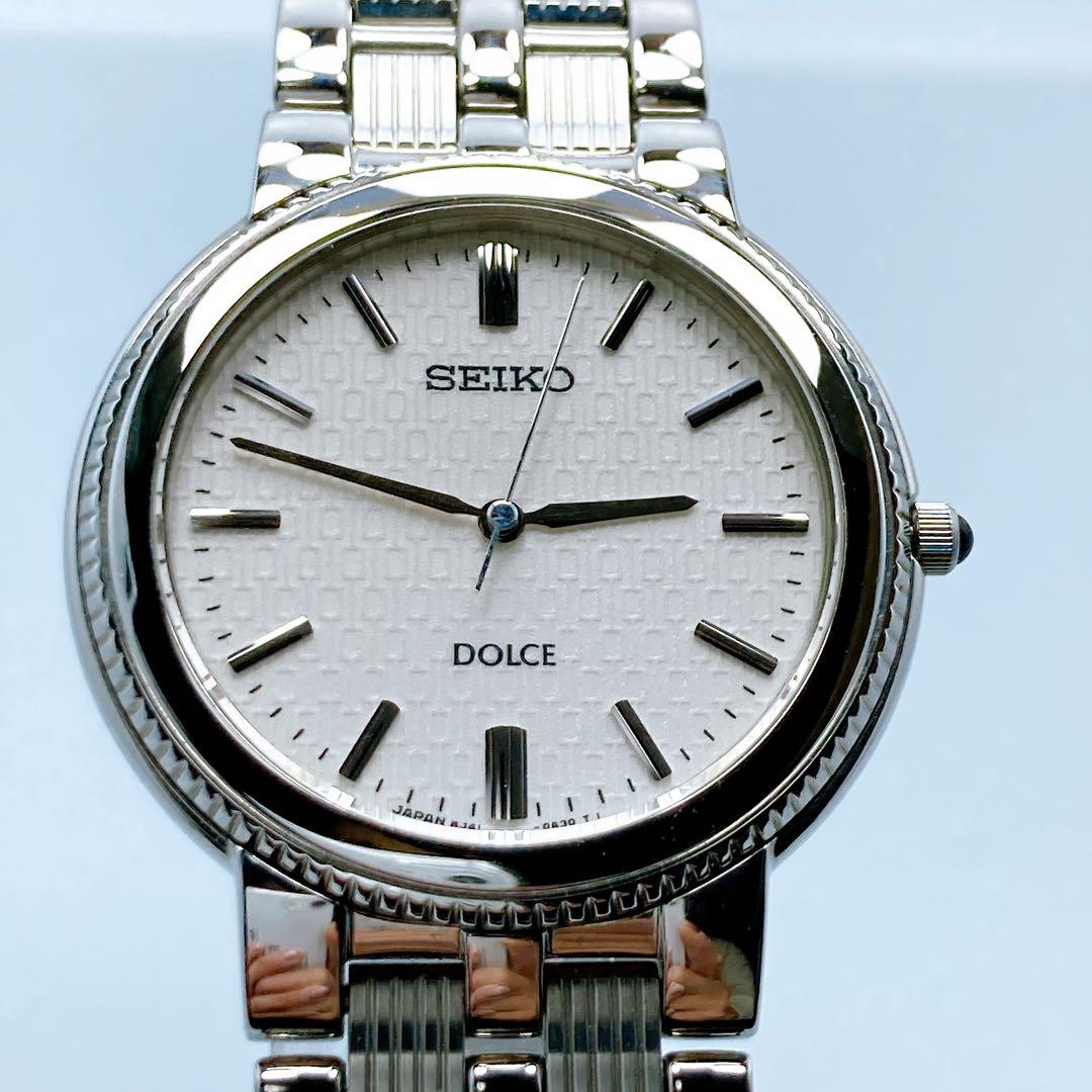 640 SEIKO セイコー　ドルチェ　8J41-0A20 ラウンド　腕時計