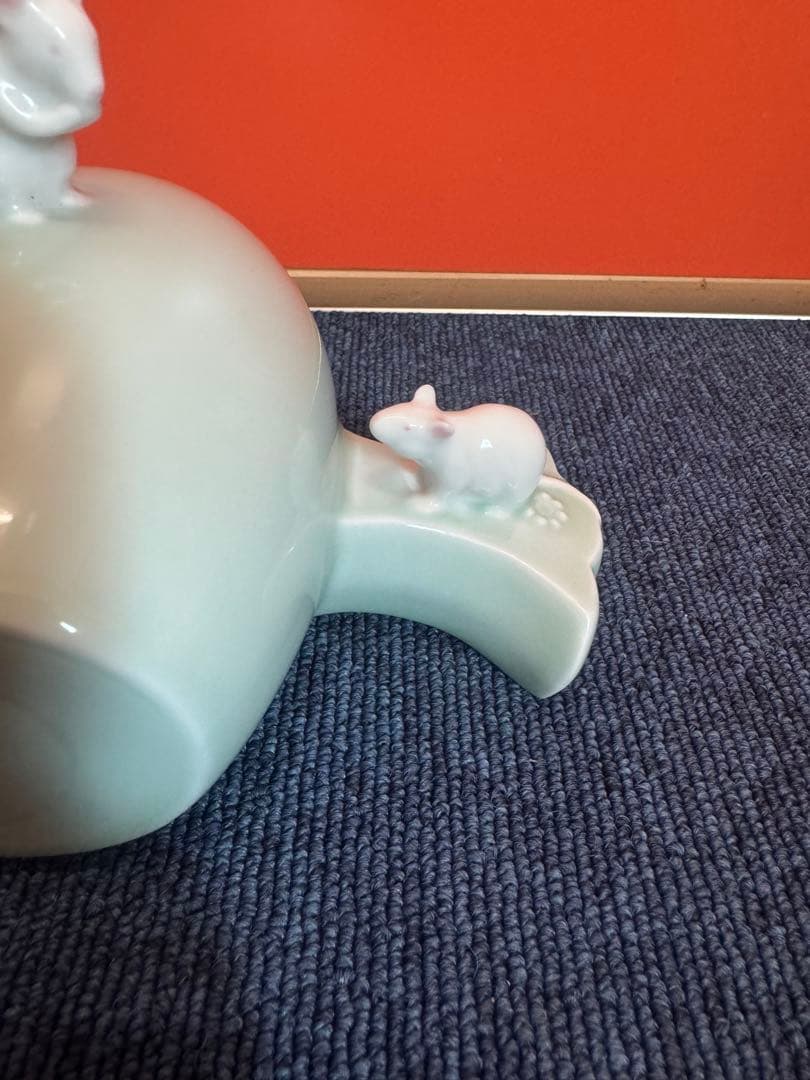 2038 深川製磁 干支 子 ねずみ 置物 打出の小槌 未使用 - メルカリ