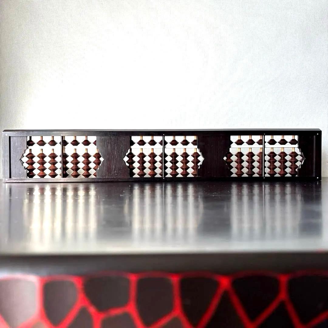 雲州七人衆 田中義吉】雲州そろばん 名工 義常【イス玉 黒檀枠 27桁