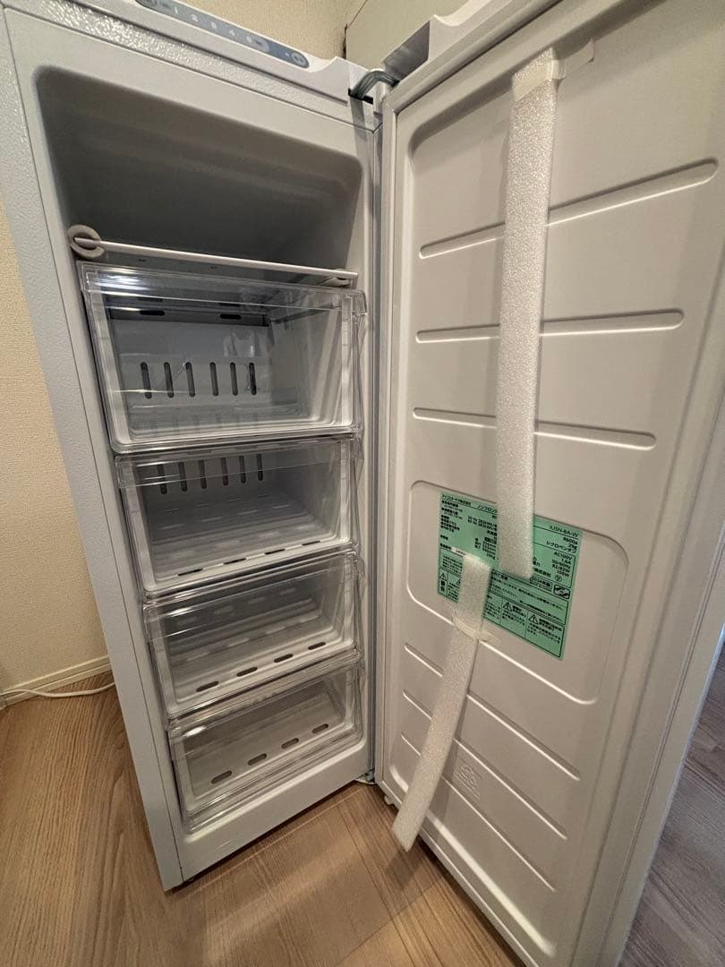 アイリスオーヤマ 冷凍庫 IUSN-8A-W