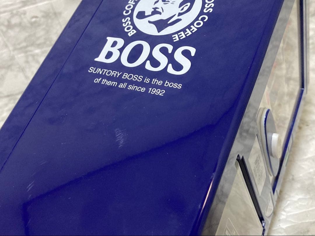 【完動品 美品】SUNTORY BOSS ボス 保温冷庫 自販機バージョン