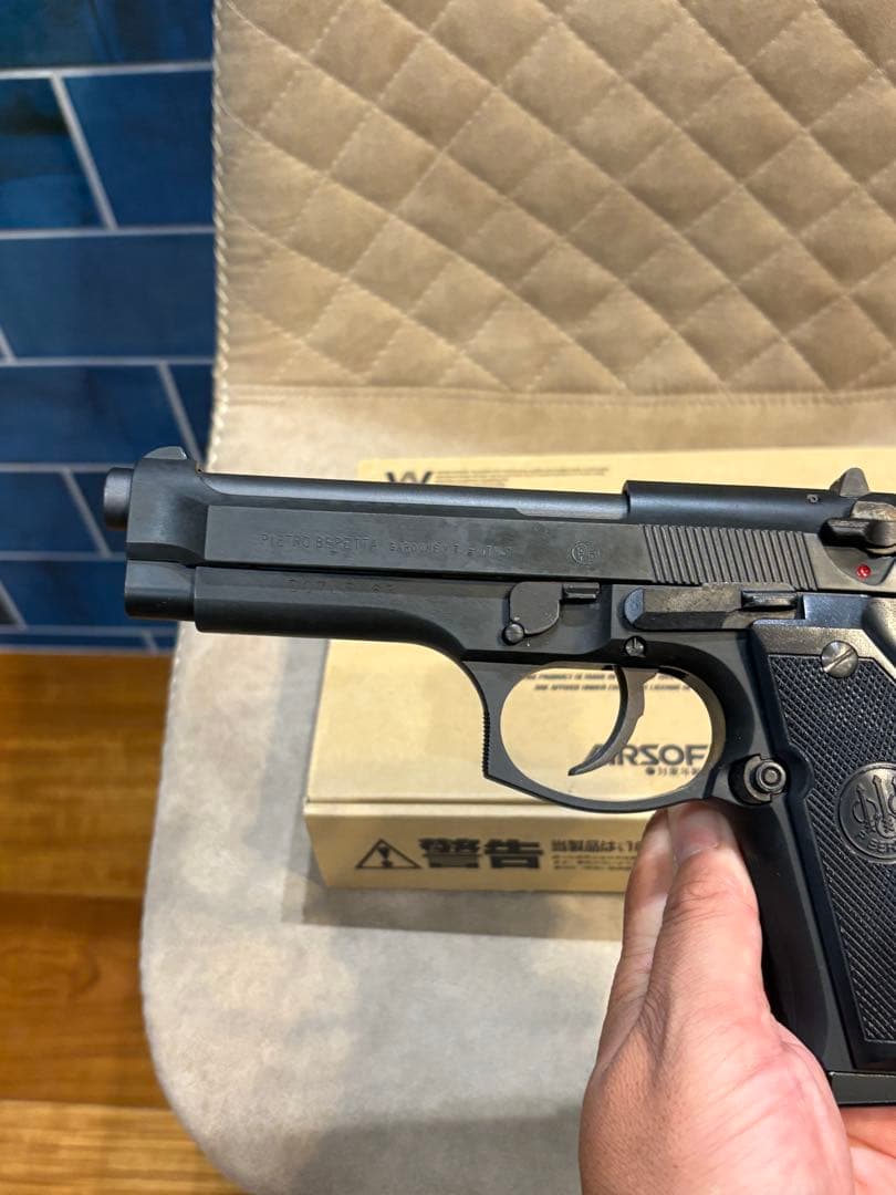 ※ジャンク ウェスタンアームズ ベレッタM92FS カーボンブラック HW