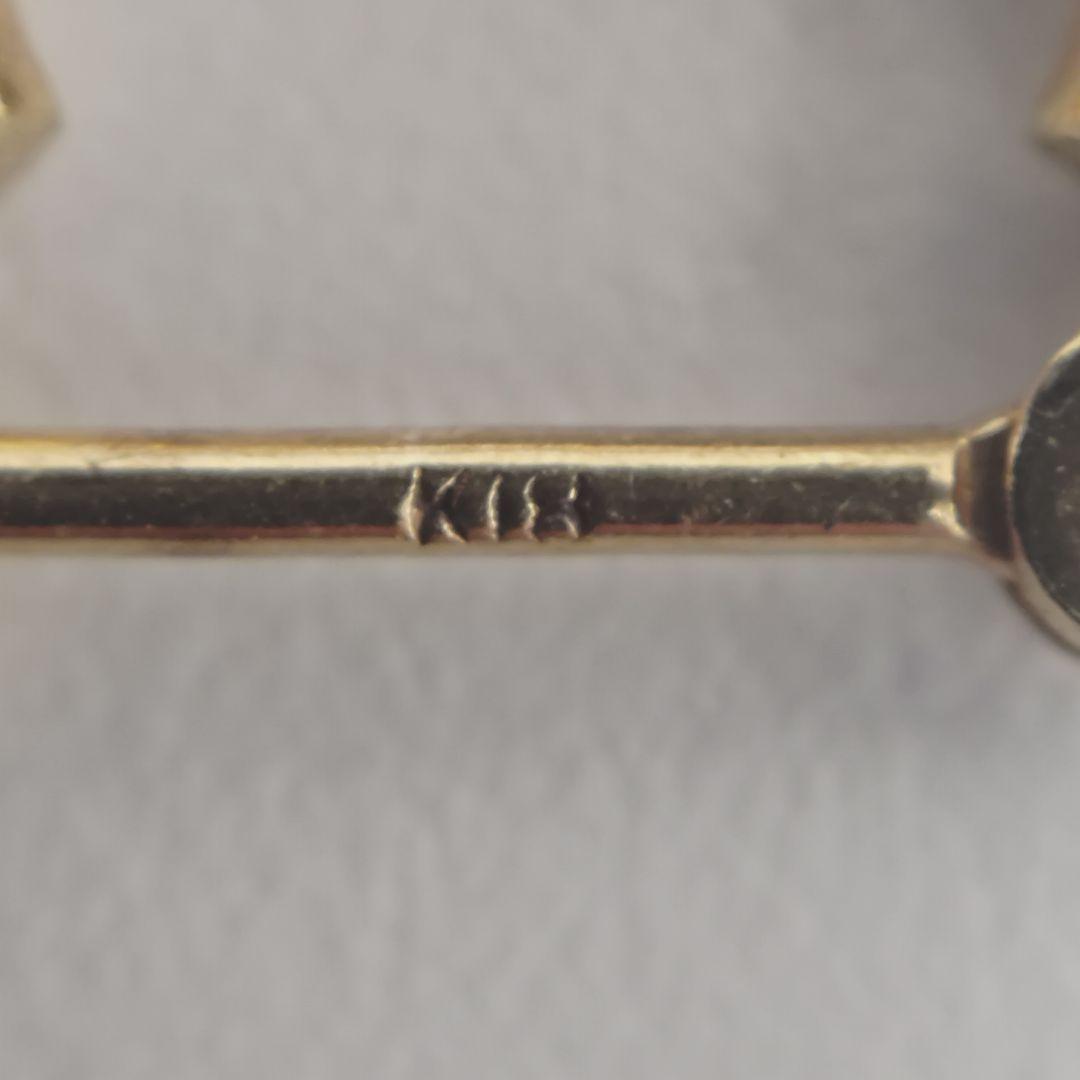 K18 ゴールド フープピアス 0.63g