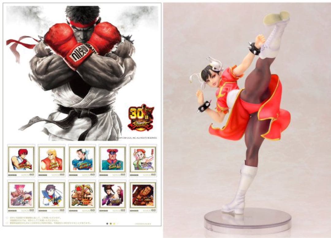 ストリートファイター 30周年記念セット 限定 春麗 赤 フィギュア 新品未開封