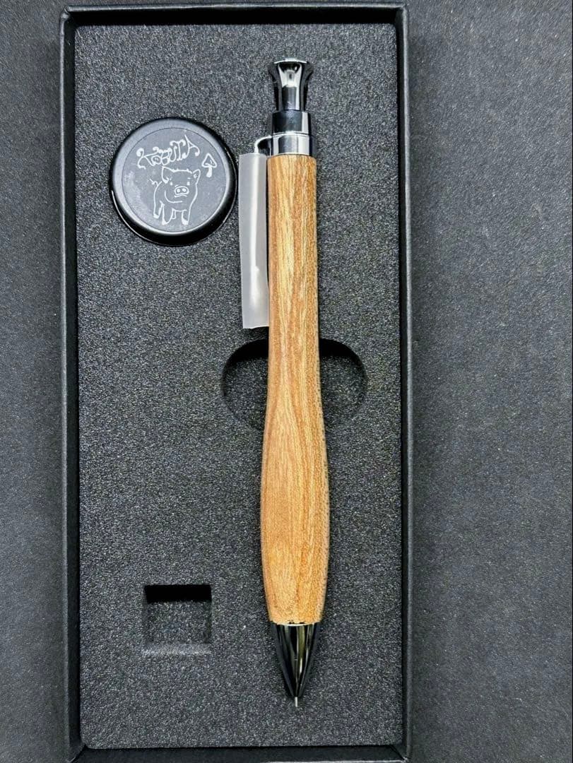 こぶた工房 シャープペンシル 欅 ケヤキ 極上杢 0.5mm本当に