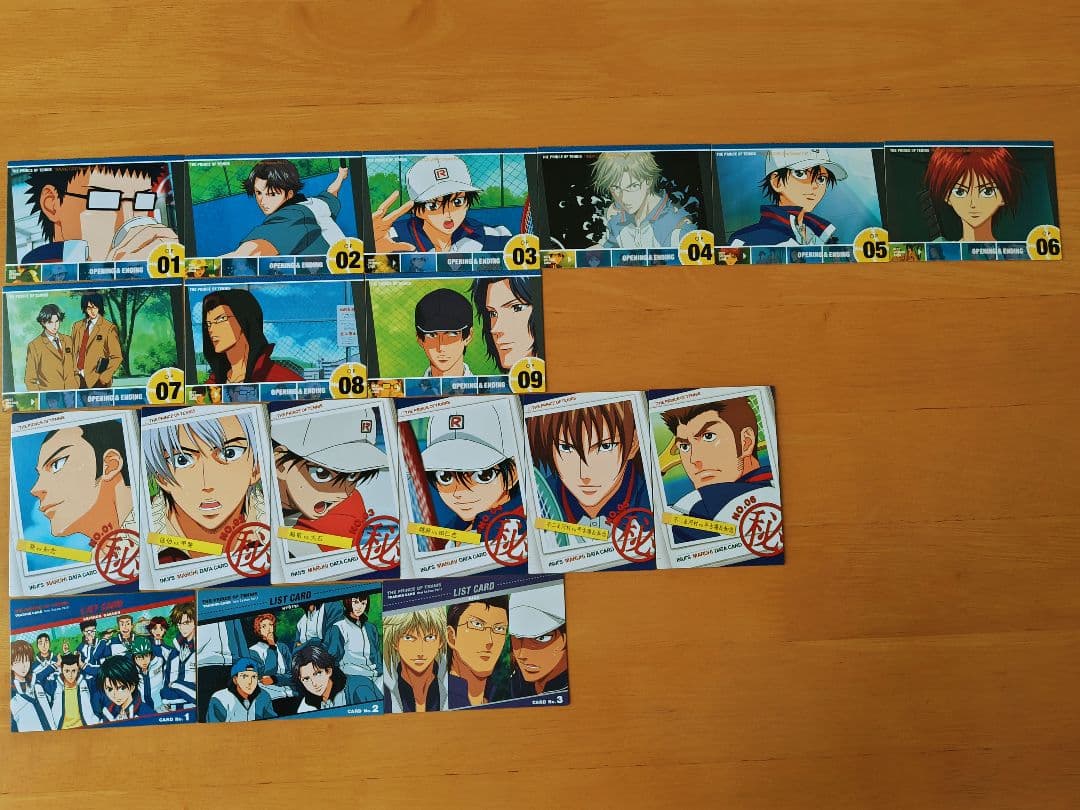 d*4様 テニスの王子様トレカ New Season Part 1〜Part 5