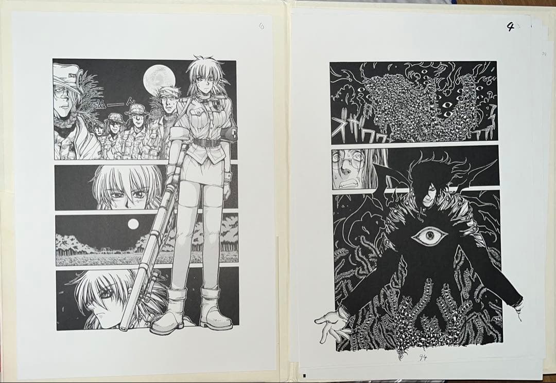平野耕太 YOUNGKING OURS HELLSING 複製原画 複製原稿