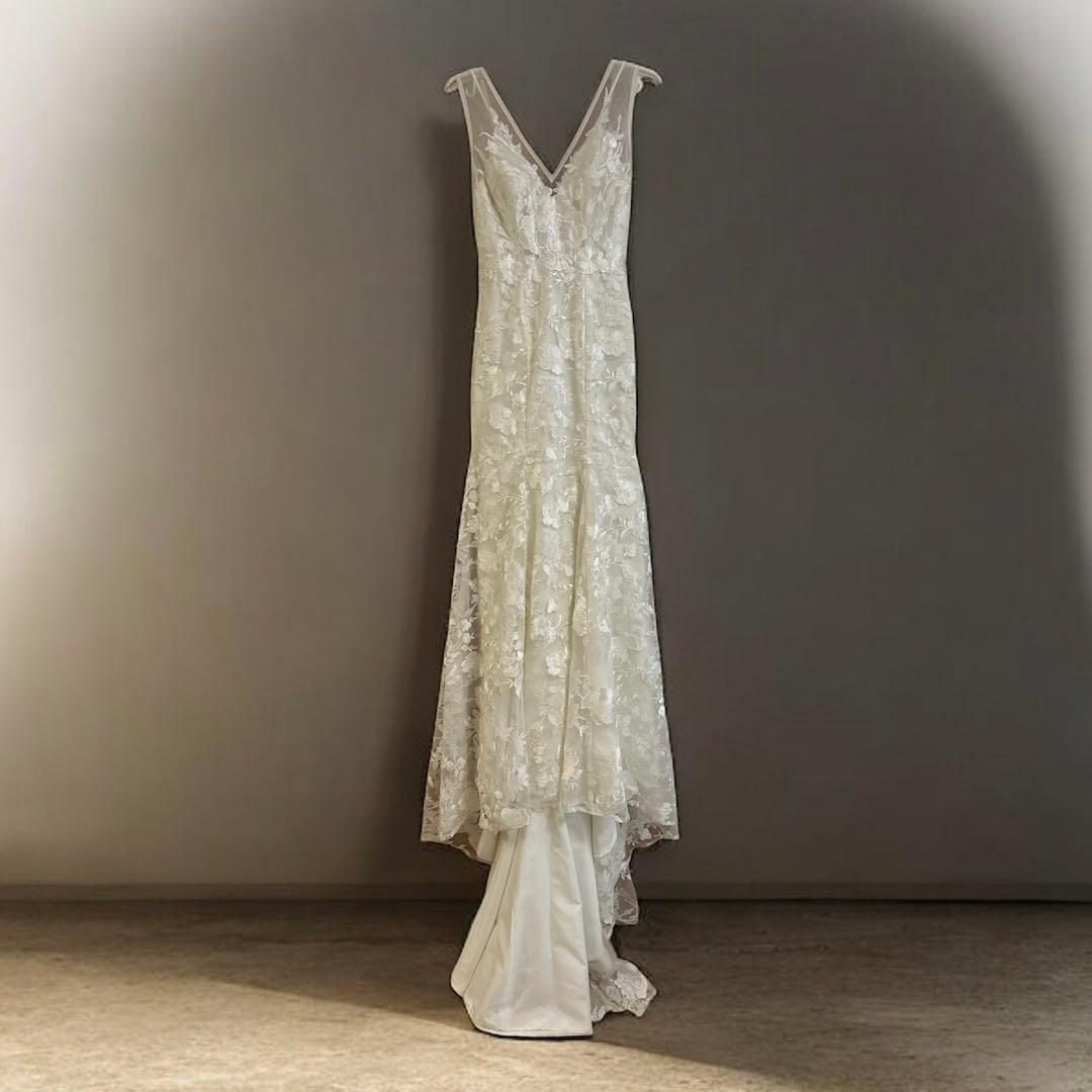 アーバンブランシュ　ソフトマーメイドドレス　ホワイト