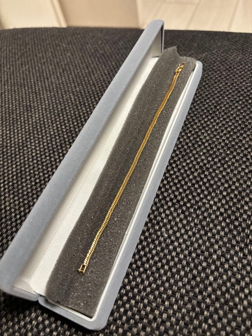 金　K18 喜平　12面トリプル　5g 18cm ブレスレット　ゴールド　18k