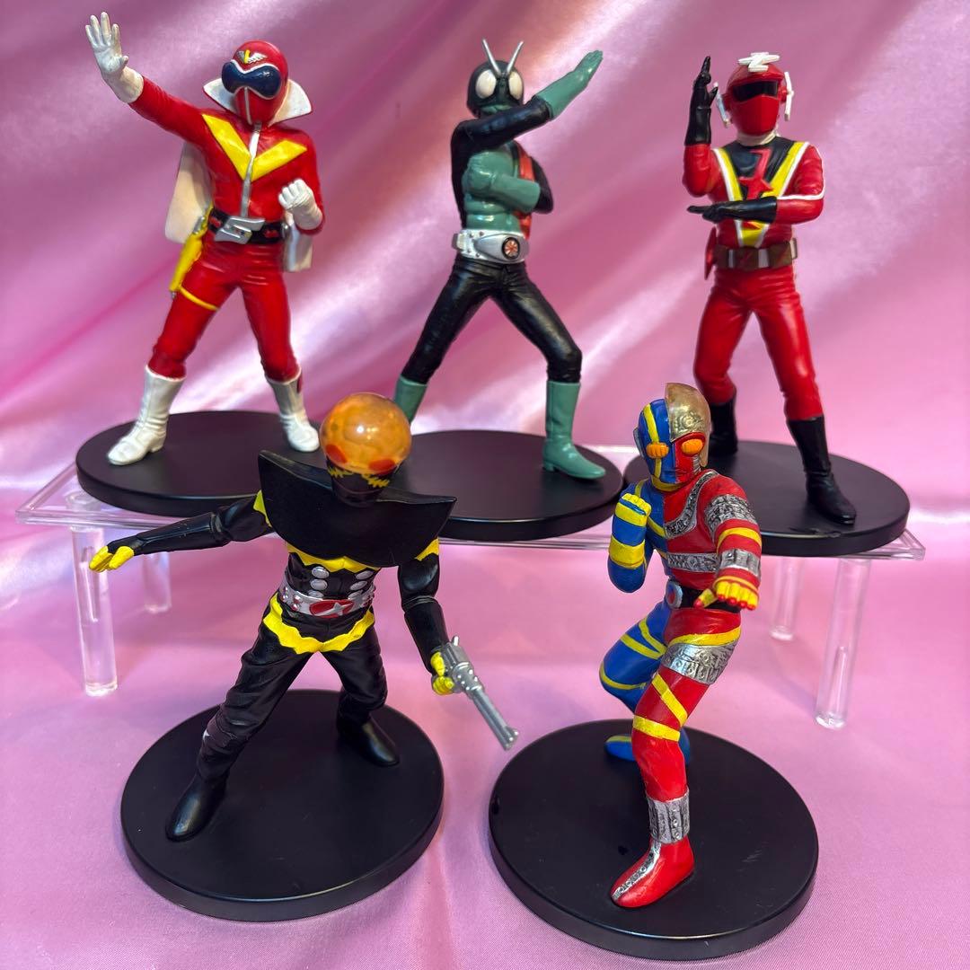 東映特撮ヒーロー フィギュアコレクション 5種コンプリートセット