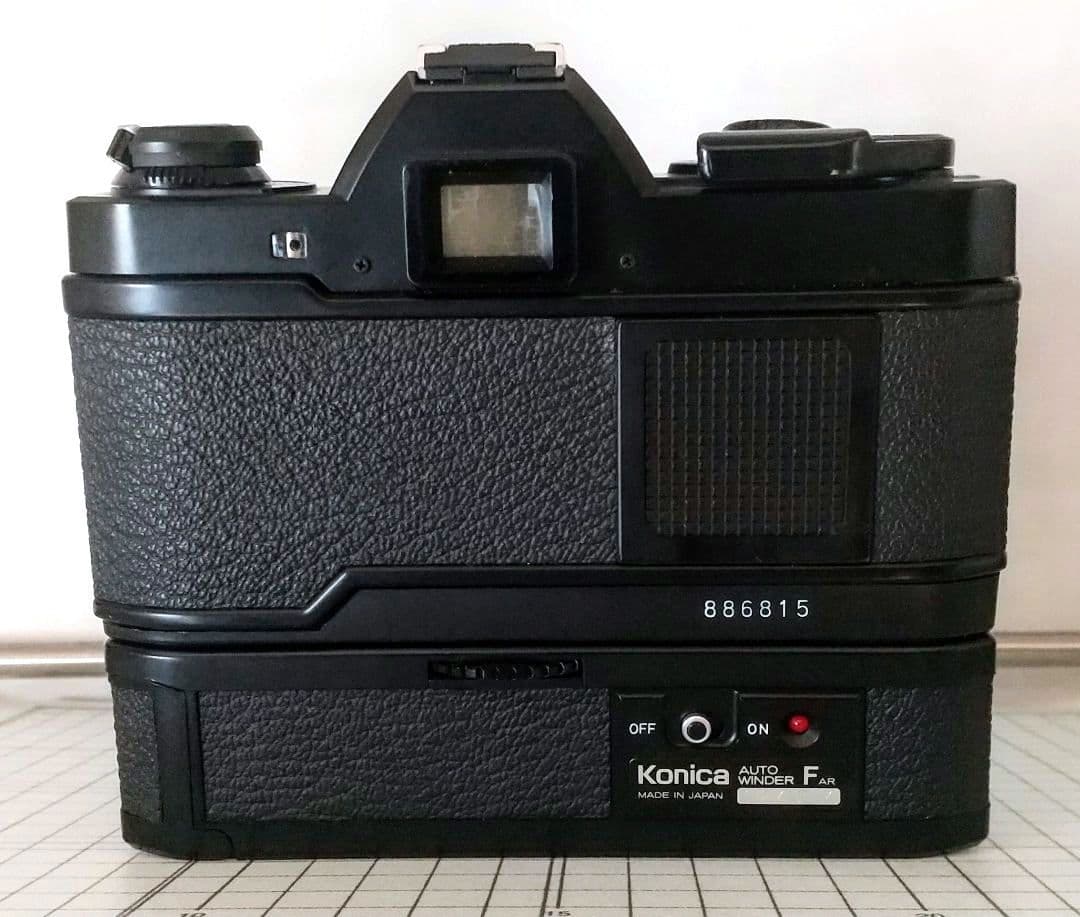 コニカ FP-1 フィルム 一眼レフ カメラ マクロレンズ ワインダー セット