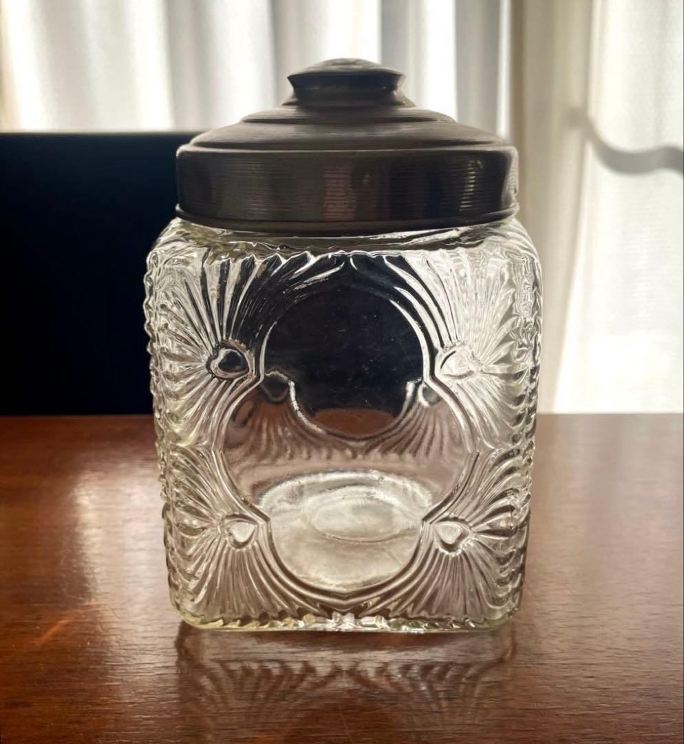 あめや瓶 シュガーポット ガラス瓶 和ガラス