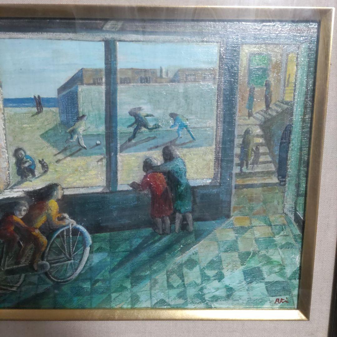 遠藤彰子 遠い日 油絵 新作保証 肉筆 遠藤彰子 遠い日 油絵 新作保証 肉筆