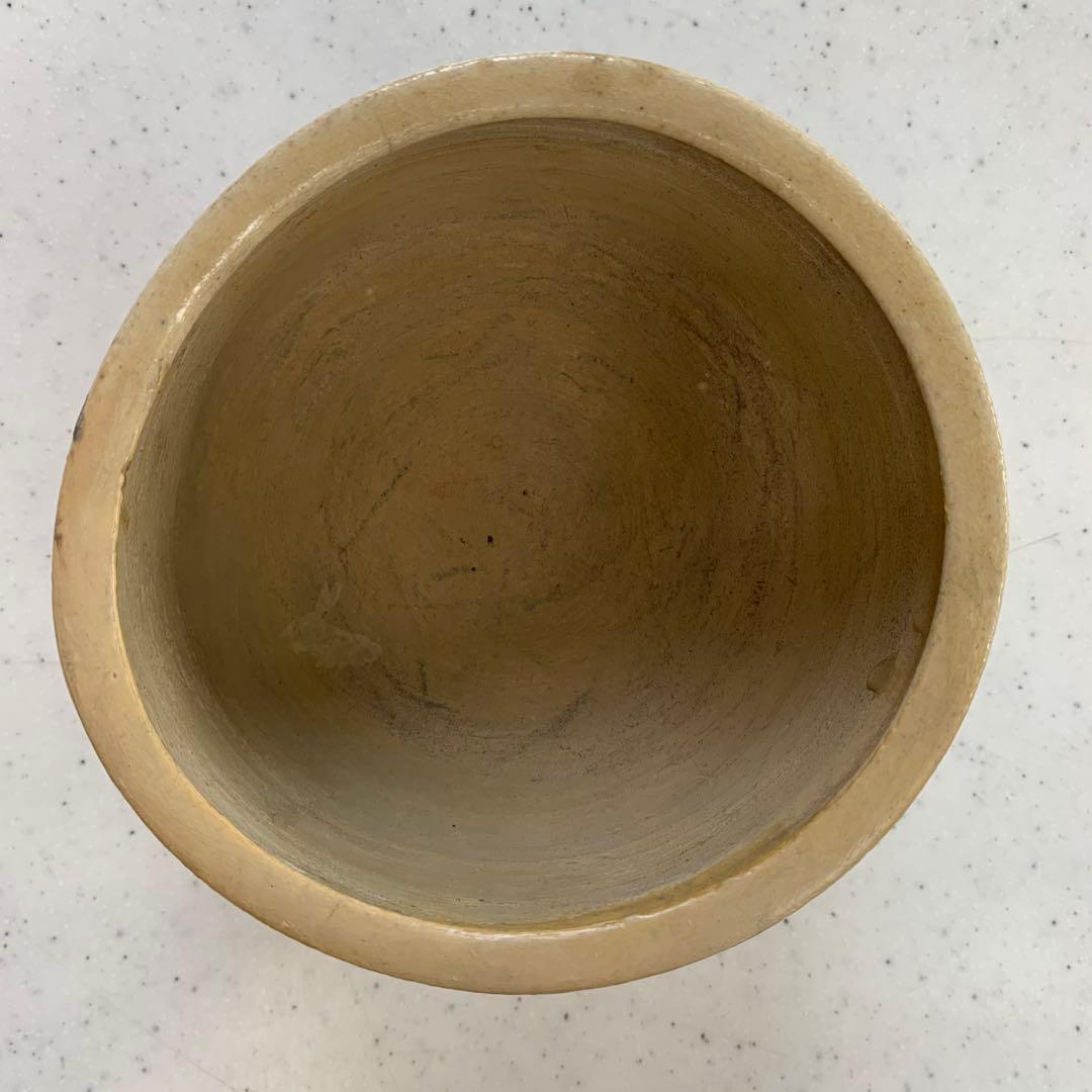 希少　江戸時代　美濃　鉄摺絵　菖蒲図　三足　野香炉