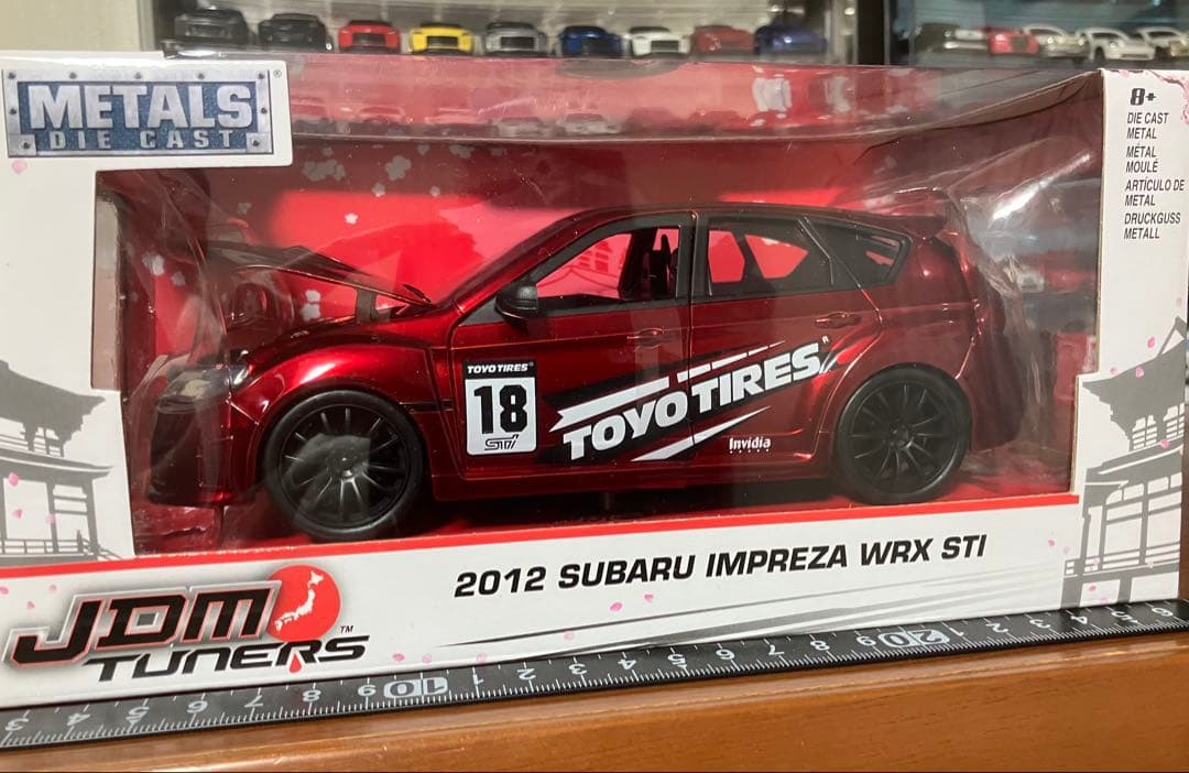 ミニカー JDM TUNERS 2012 SUBARU IMPREZA WRX STI