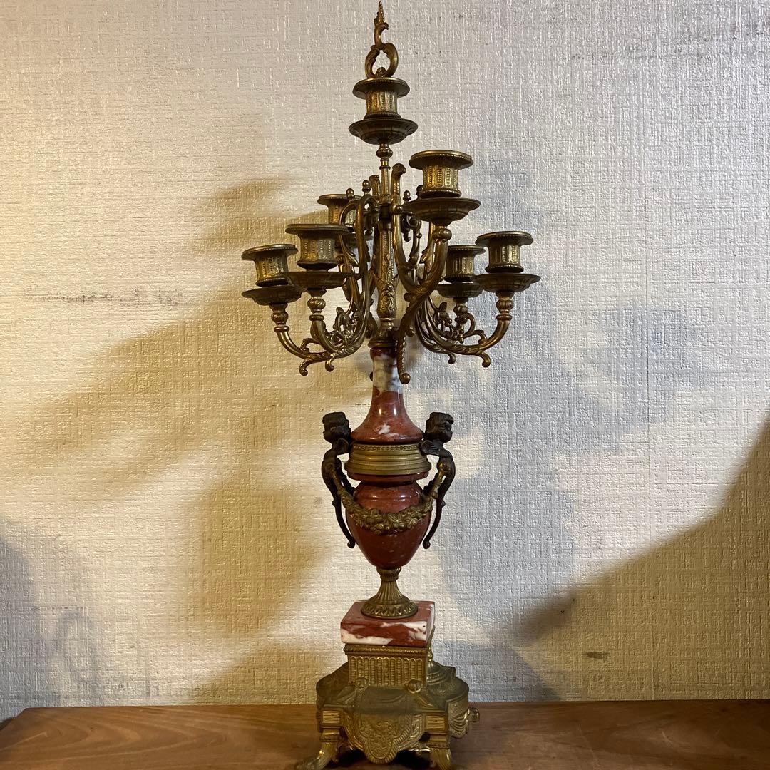 楽天市場】燭台 アンティークの通販 燭台 蝋燭台 蝋燭立て 古銅製 ①