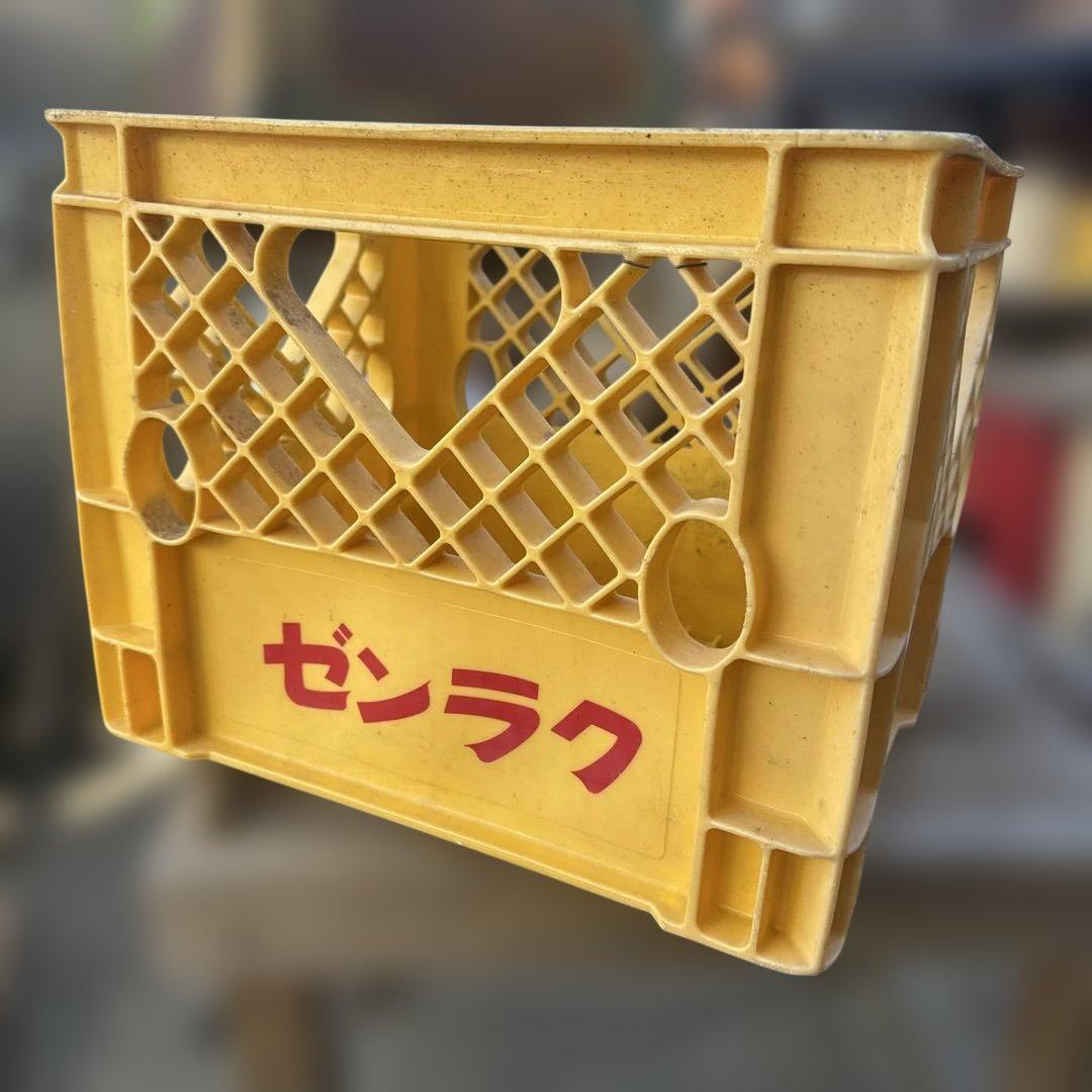 希少！！ ゼンラク牛乳 全酪連 牛乳コンテナ ケース コンテナ ビール