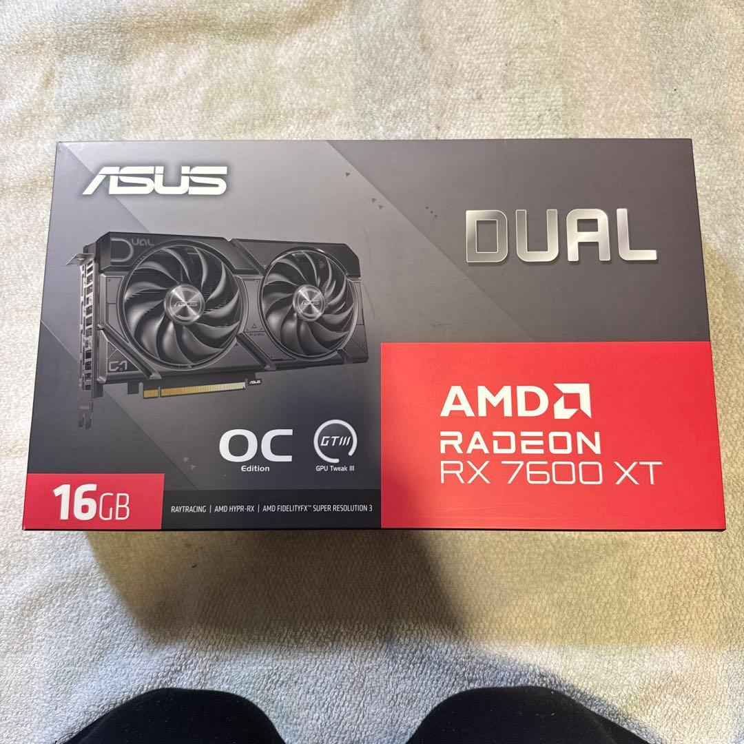 パソコンデスク ASUS Radeon RX 7600 XT 16GB OC Edition
