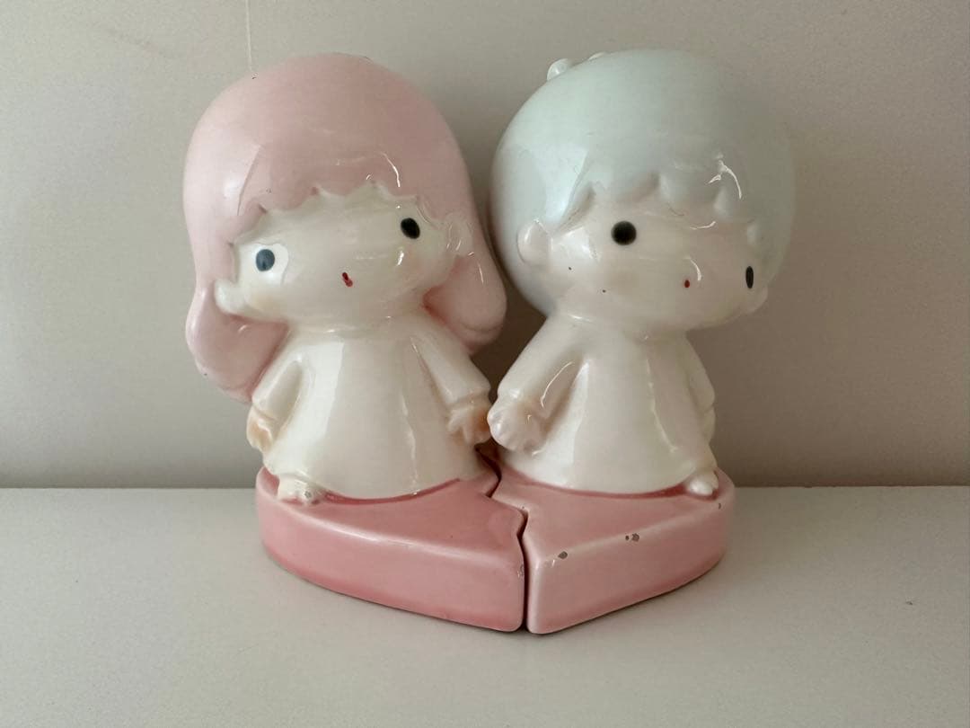 キキララ キキとララ レトロ 貯金箱 サンリオ 1976 リトルツインスターズ