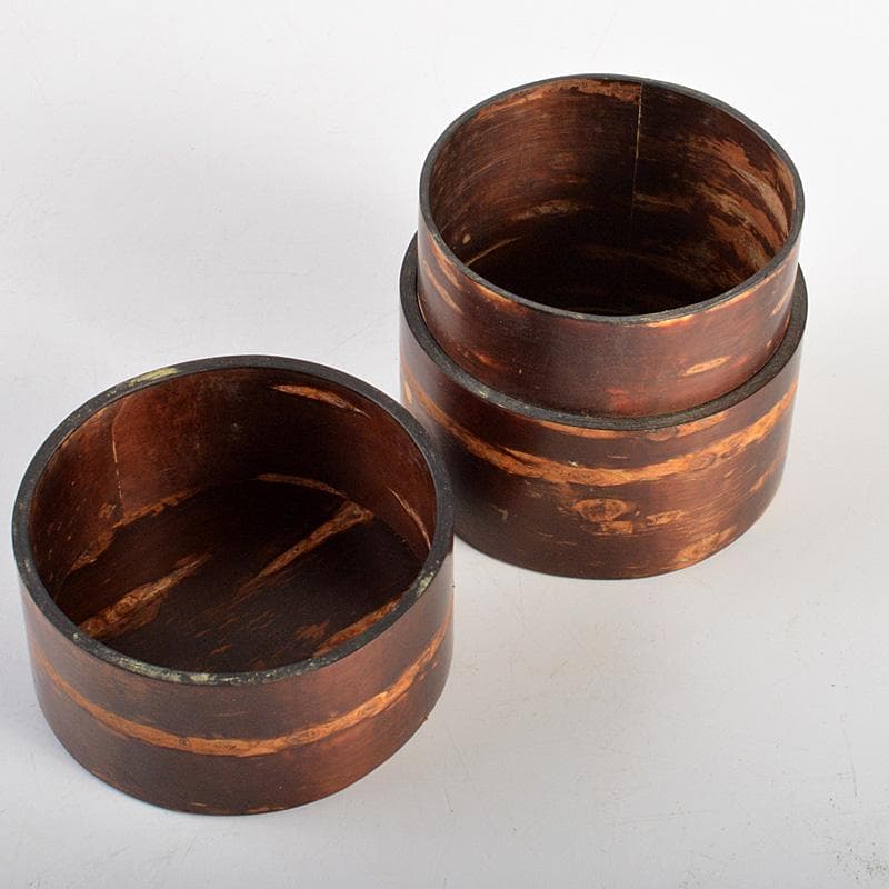 茶道具　中出松峰作　桜蒔絵　桜皮中次　棗　共箱　V　6604