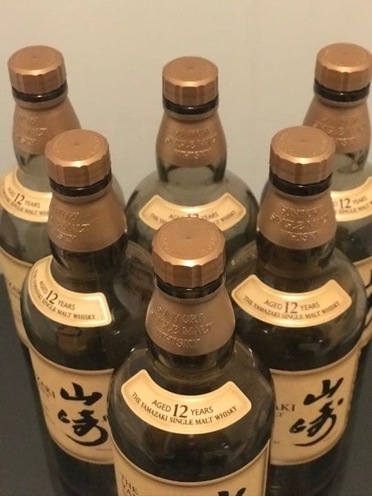 シングルモルトウイスキー 山崎12年 6本セット 700ml 空瓶