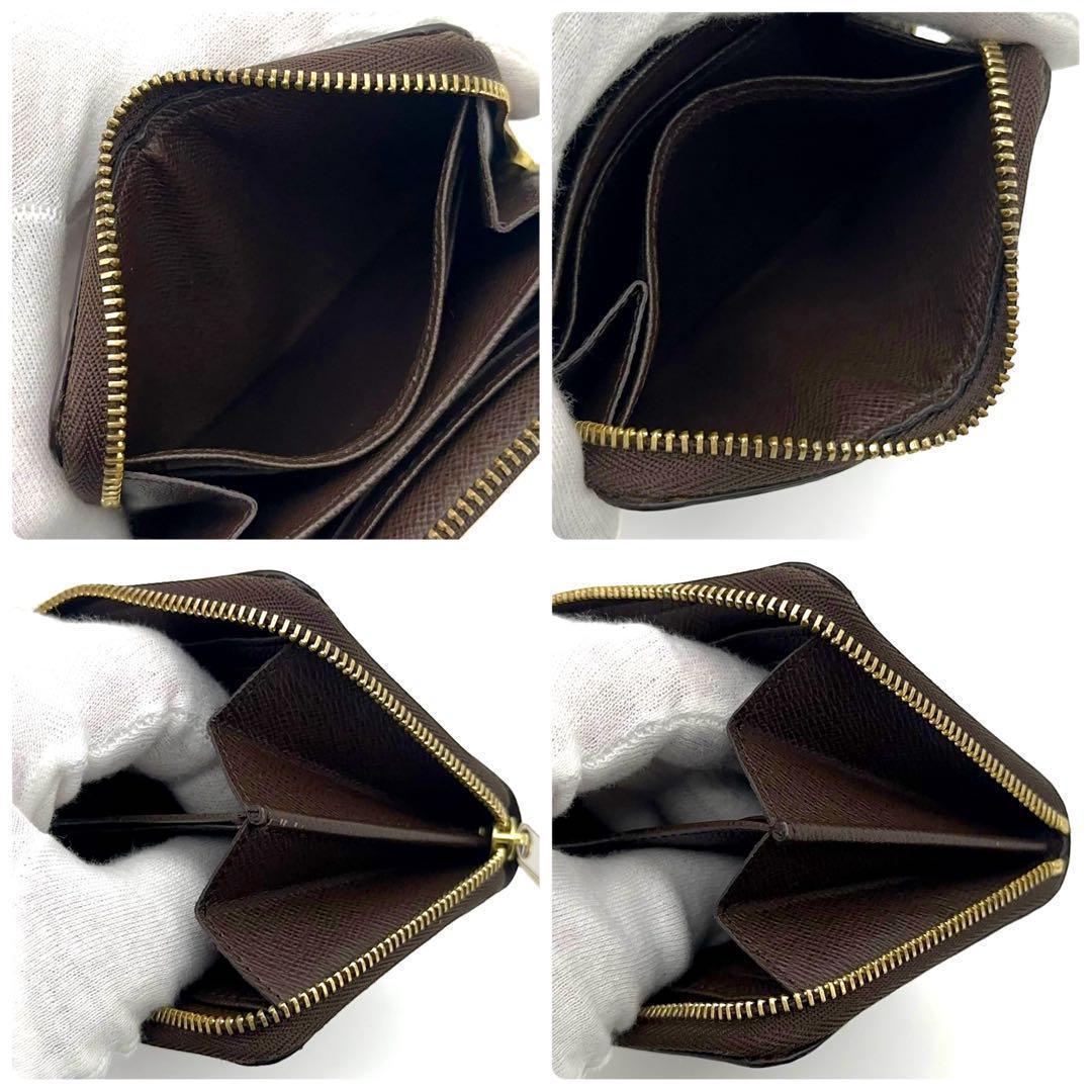 【美品】ルイヴィトン ダミエ ジッピーパース 小銭入れ カード入れ