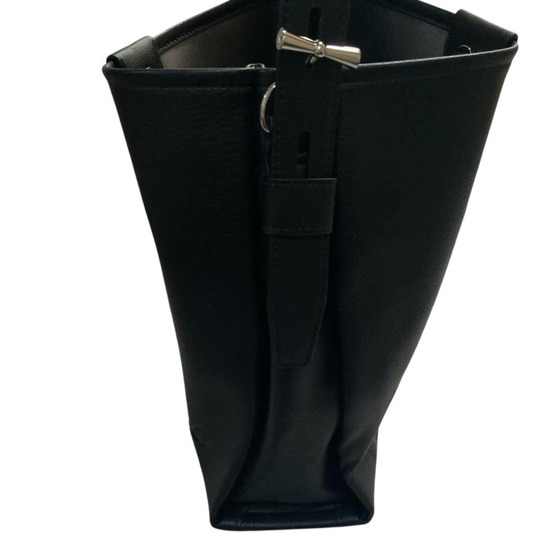 未使用⭐︎Kitamura 黒 2wayレザーショルダーバッグ インナーポーチ付き