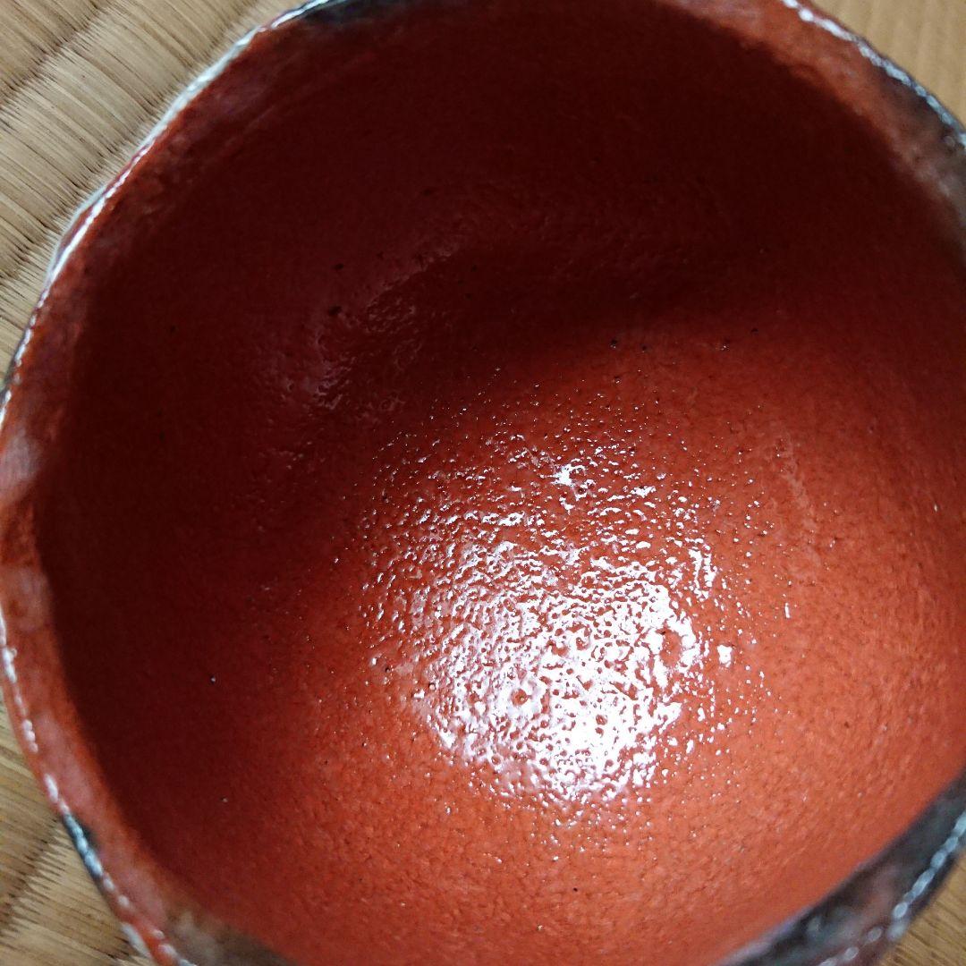 赤楽刷毛目茶碗 小服茶碗 茶箱 茶籠 新品未使用