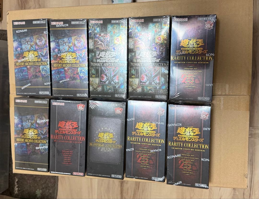 遊戯王 レアコレ2 レジェコレ 計6種 未開封BOX まとめ売り 11BOX