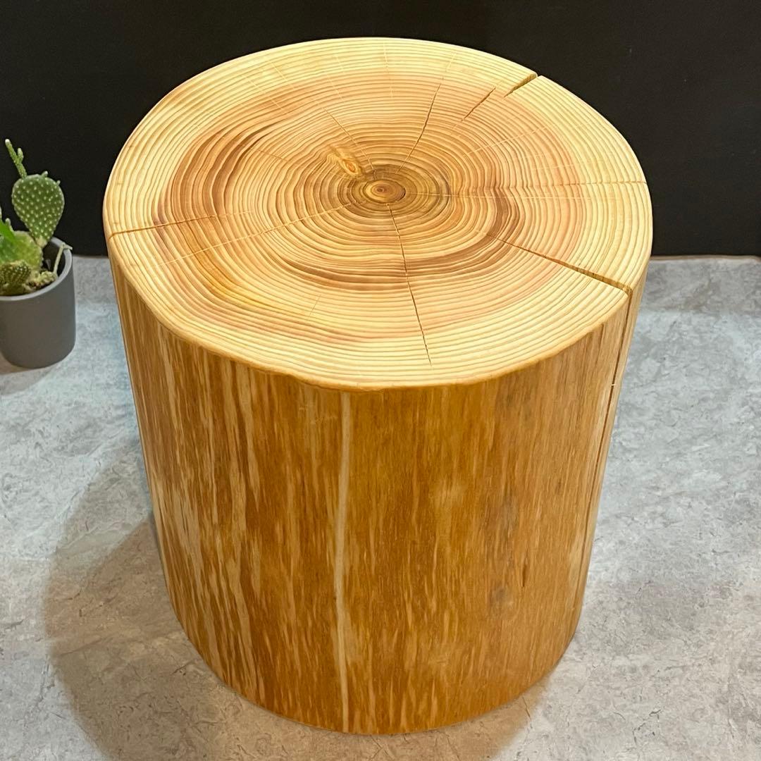 788 切り株　丸太　輪切り　スツール　丸太椅子　チェア　オブジェ　インテリア