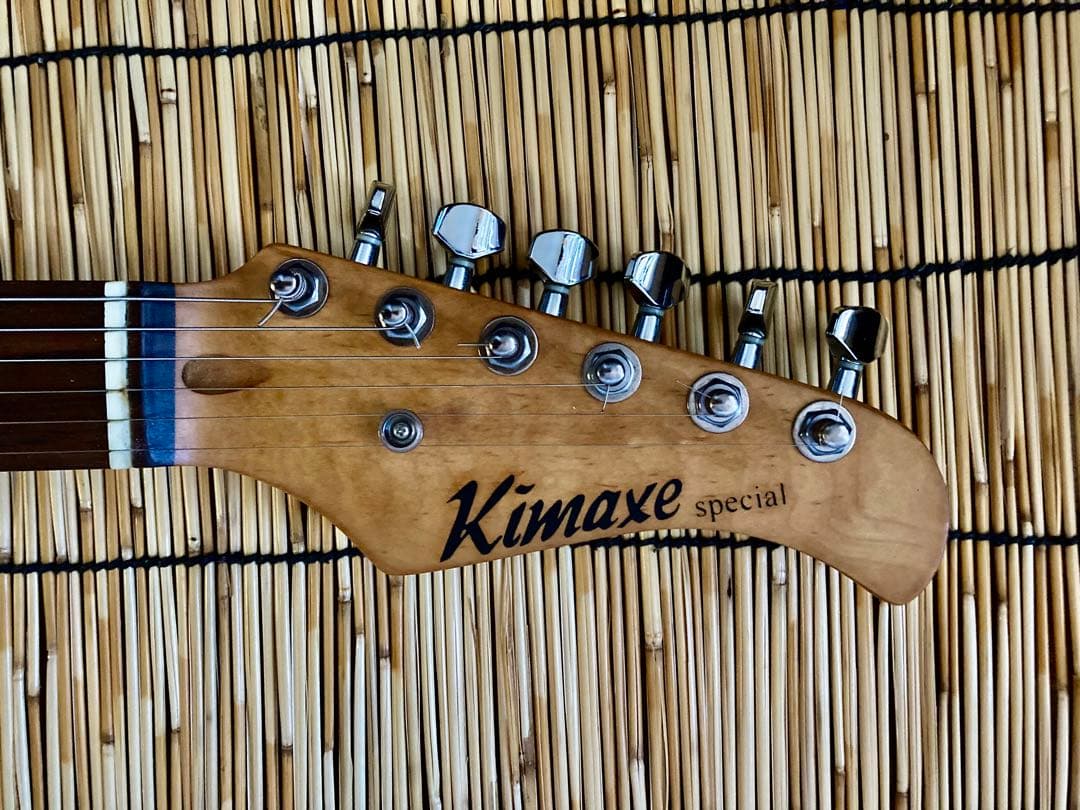 ☆杢目が綺麗な珍品　改造を施し新機能満載　KIMAXE ST
